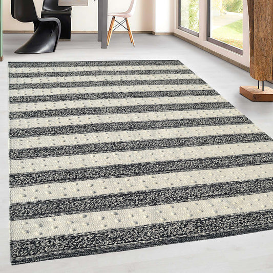 Dynamic Oak 8375 Ivory-Charcoa Area Rug Collection