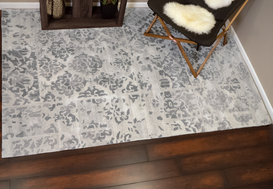 Dynamic Posh 7814 Grey Area Rug Collection
