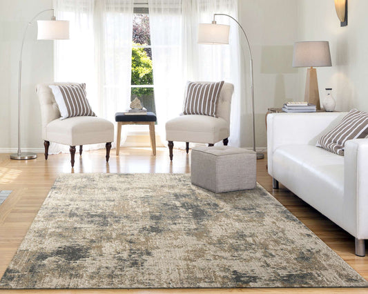 Dynamic Quartz 27031 Beige-Grey Area Rug Collection