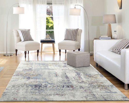 Dynamic Quartz 27048 Ivory-Multi Area Rug Collection