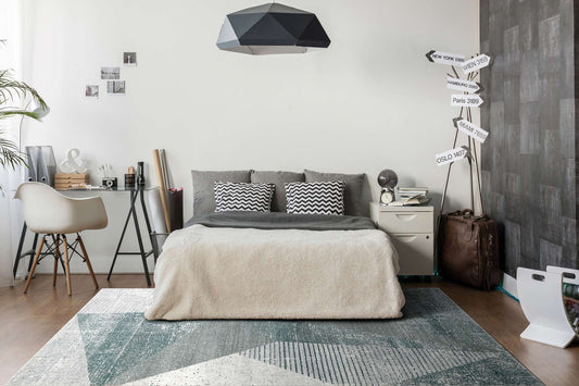 Dynamic Scope 3774 Grey Green Area Rug Collection