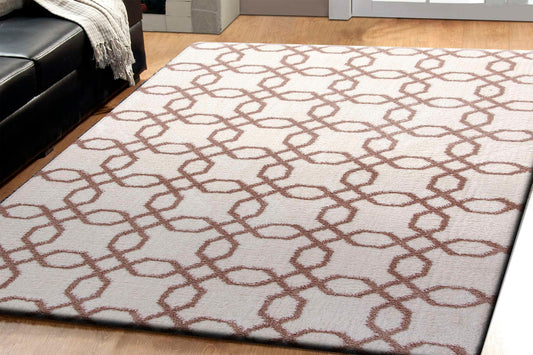 Dynamic Silky Shag 5905 White Area Rug Collection