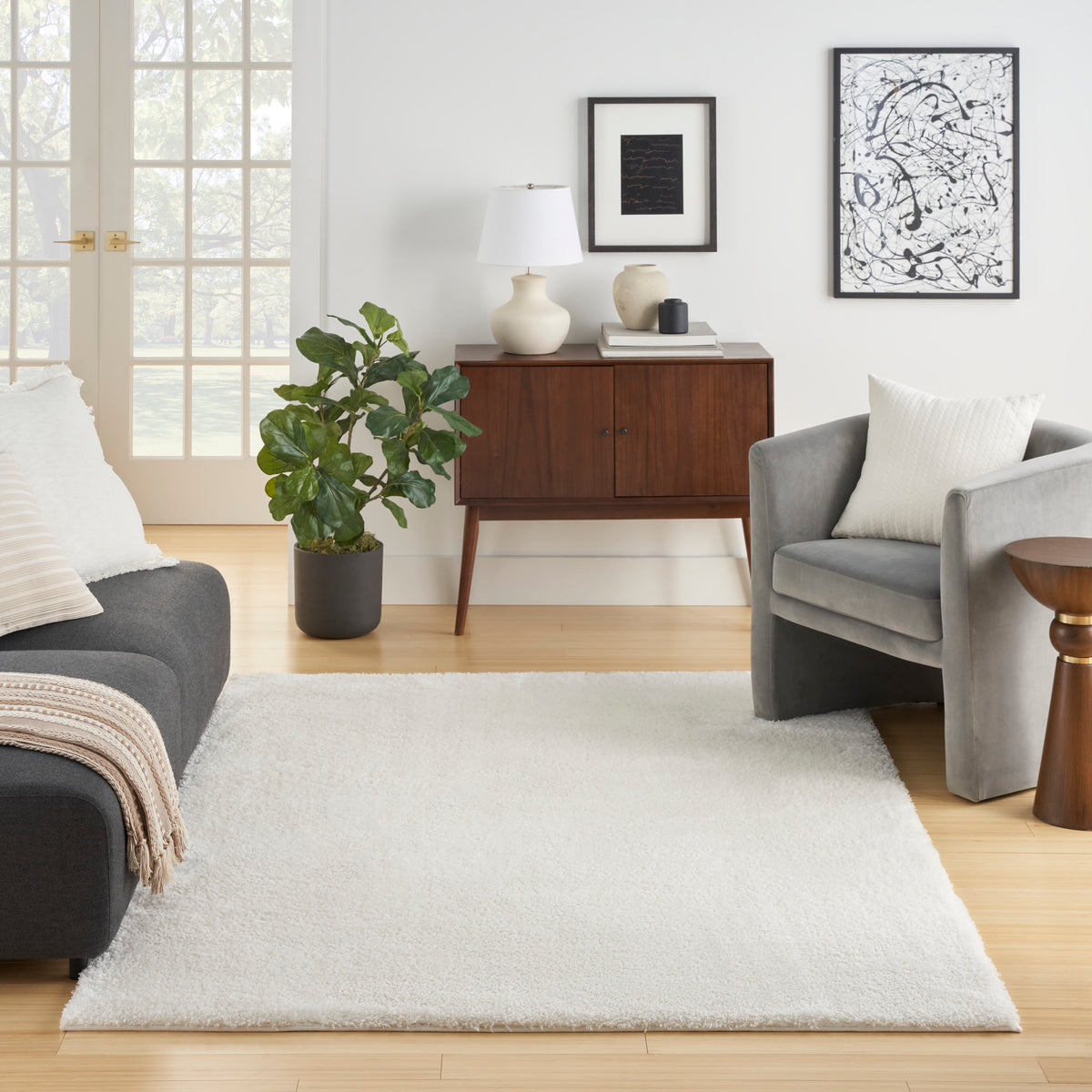 Nourison Home Pacific Shag Pcs01 Area Rugs Collection