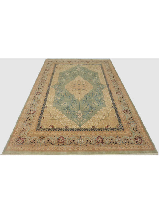 Traditional S.Green HJ-4 7x10 Hand Knotted Area Rug from India