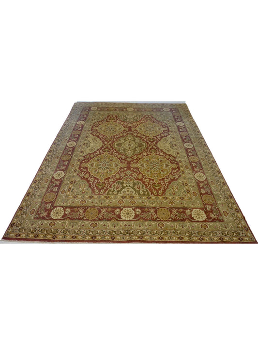 Traditional Rust GCH-8C 8x10 Hand Knotted Area Rug from India