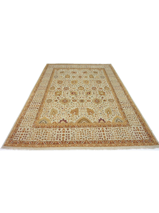 Traditional Bedge NANDINI 8x10 Hand Knotted Area Rug from India