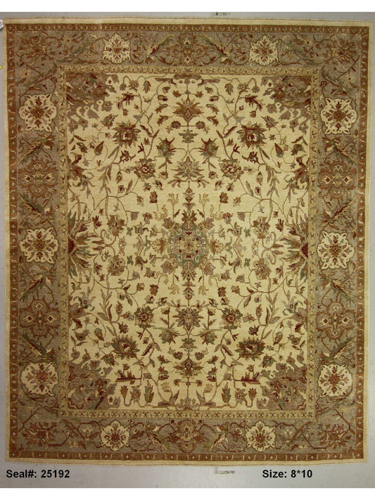 Traditional Bedge GCH-1 8x10 Hand Knotted Area Rug from India