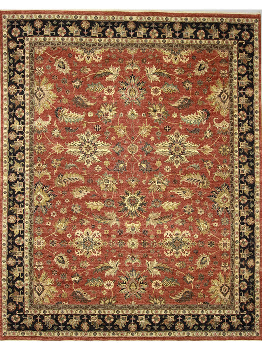 Traditional Rust AA-7001 12x15 Hand Knotted Area Rug from India