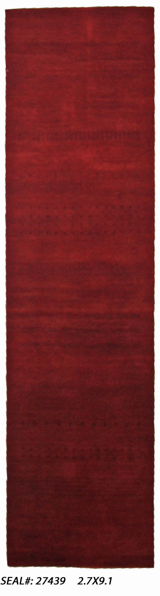 Traditional Rust 306 Oversize Runner Hand Knotted Area Rug from India