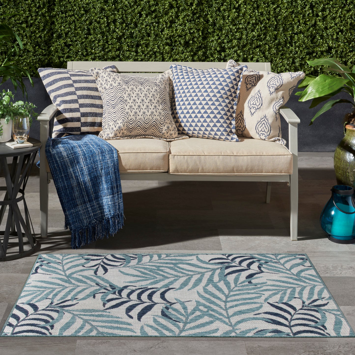 Nourison Home Garden Oasis Goa01 Area Rugs Collection