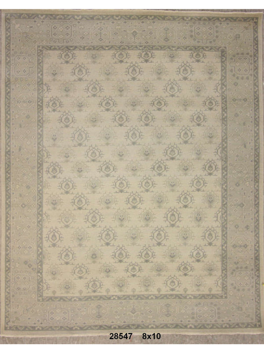 Traditional Sand MM-58331 8x10 Hand Knotted Area Rug from India