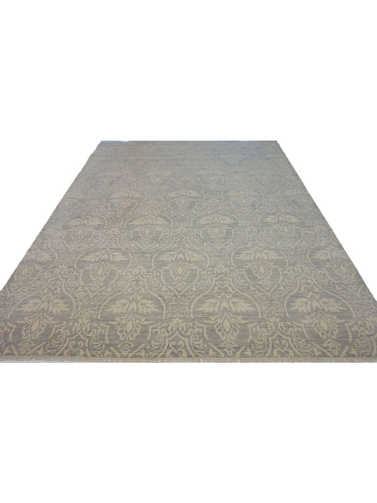 Modern Grey GC-162 8x10 Hand Knotted Area Rug from India