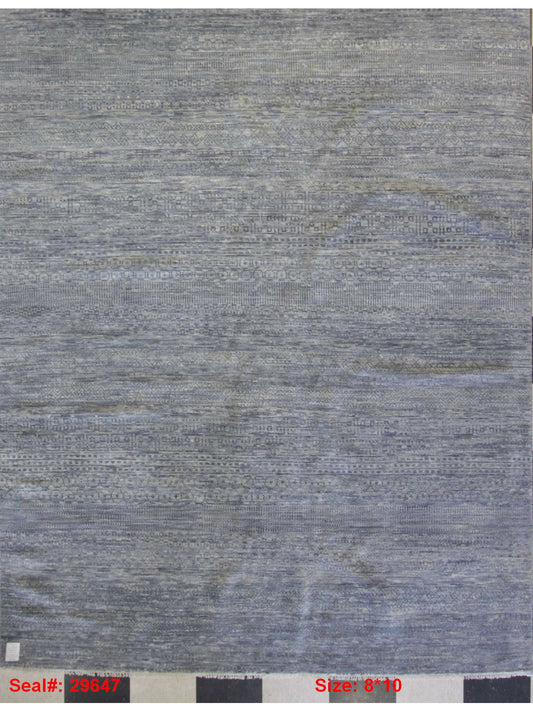 Modern Teal GCHPT-112 8x10 Hand Knotted Area Rug from India