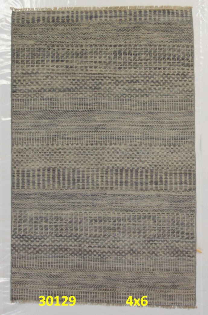 Modern Multi G HTO 108 4x6 Hand Knotted Area Rug from India