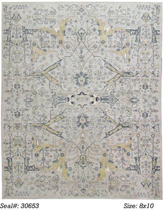 Modern Multi CHOBI 8x10 Flat Weave Area Rug from India