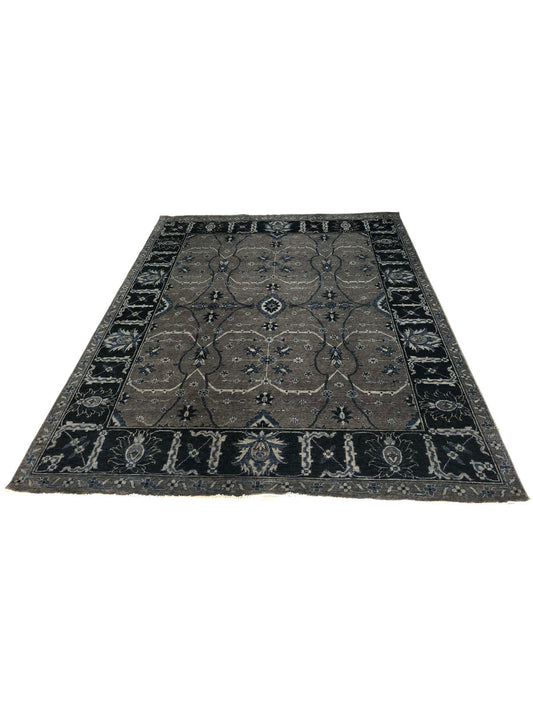 Traditional Hs 34a TR 32 A 8x10 Hand Knotted Area Rug from India