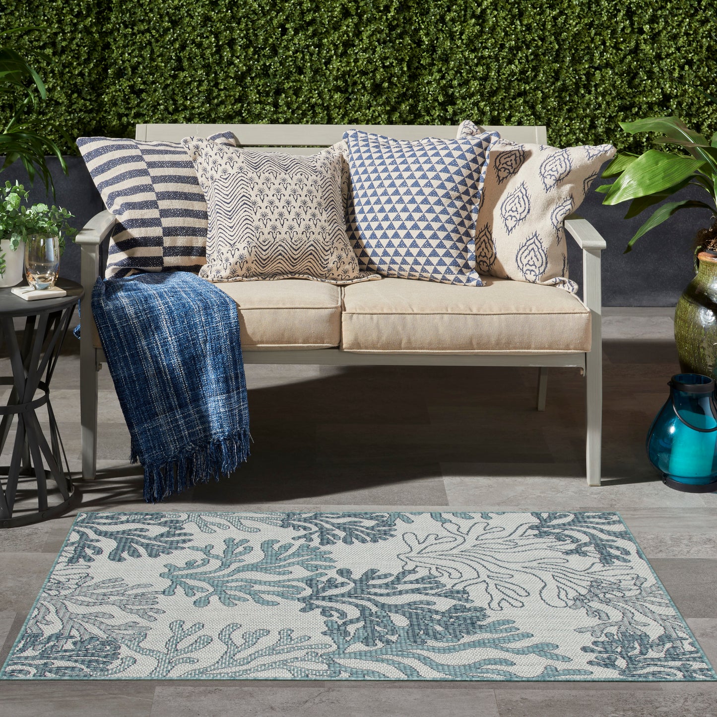 Nourison Home Garden Oasis Goa05 Area Rugs Collection