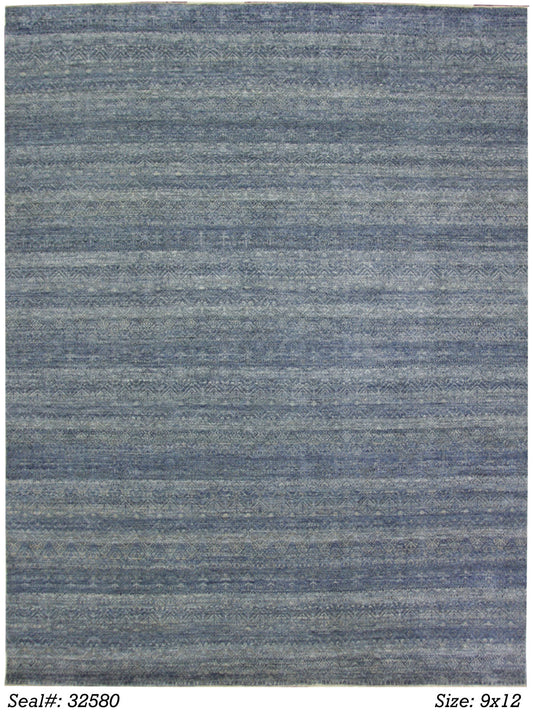 Traditional Assorted K-809 9x12 Hand Knotted Area Rug from India