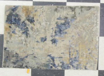 Modern Silver RN-1WH 2x3 Hand Knotted Area Rug from India