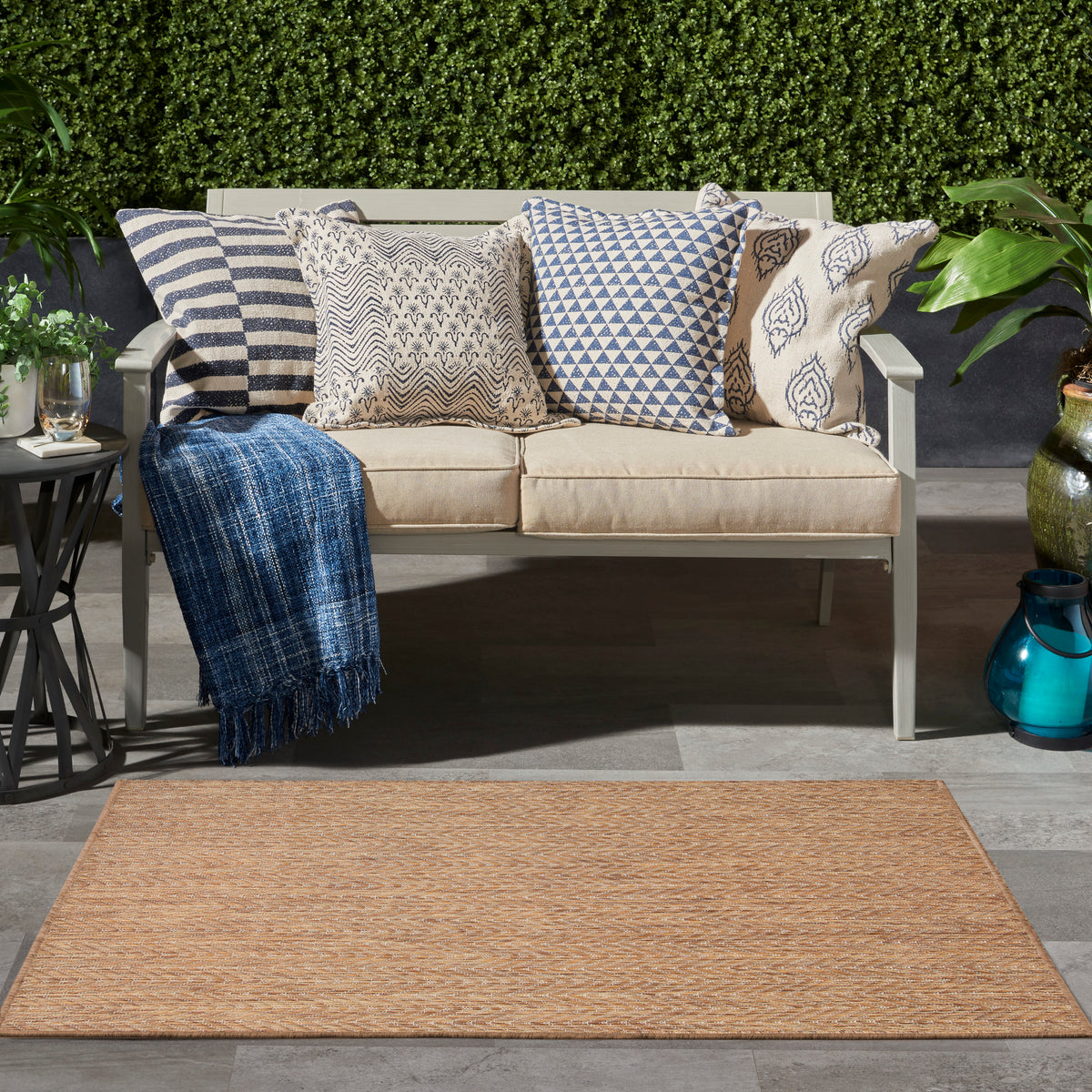 Nourison Home Horizon Indoor/Outdoor Hoz02 Area Rugs Collection
