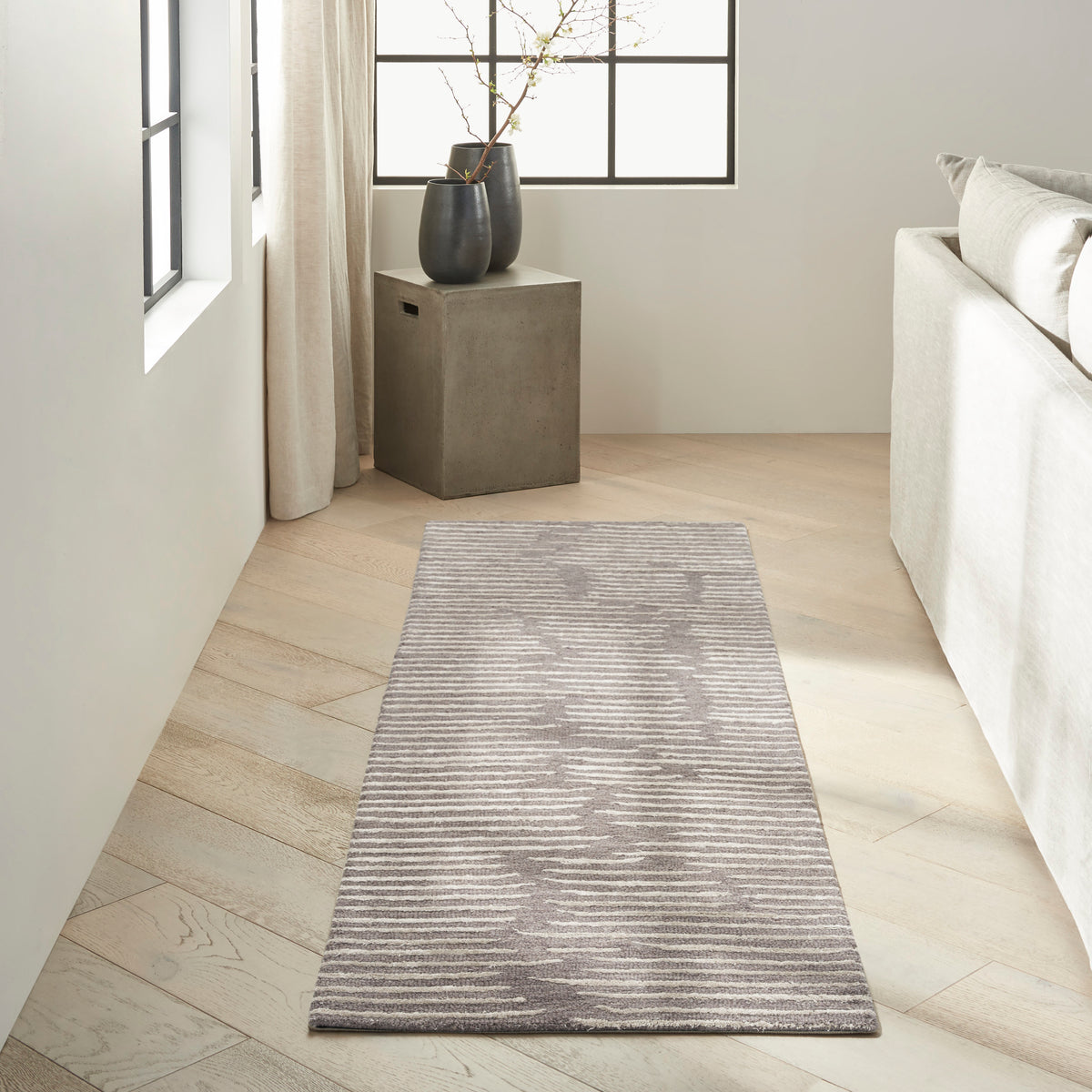 Calvin Klein Ck010 Linear Lnr01 Area Rugs Collection