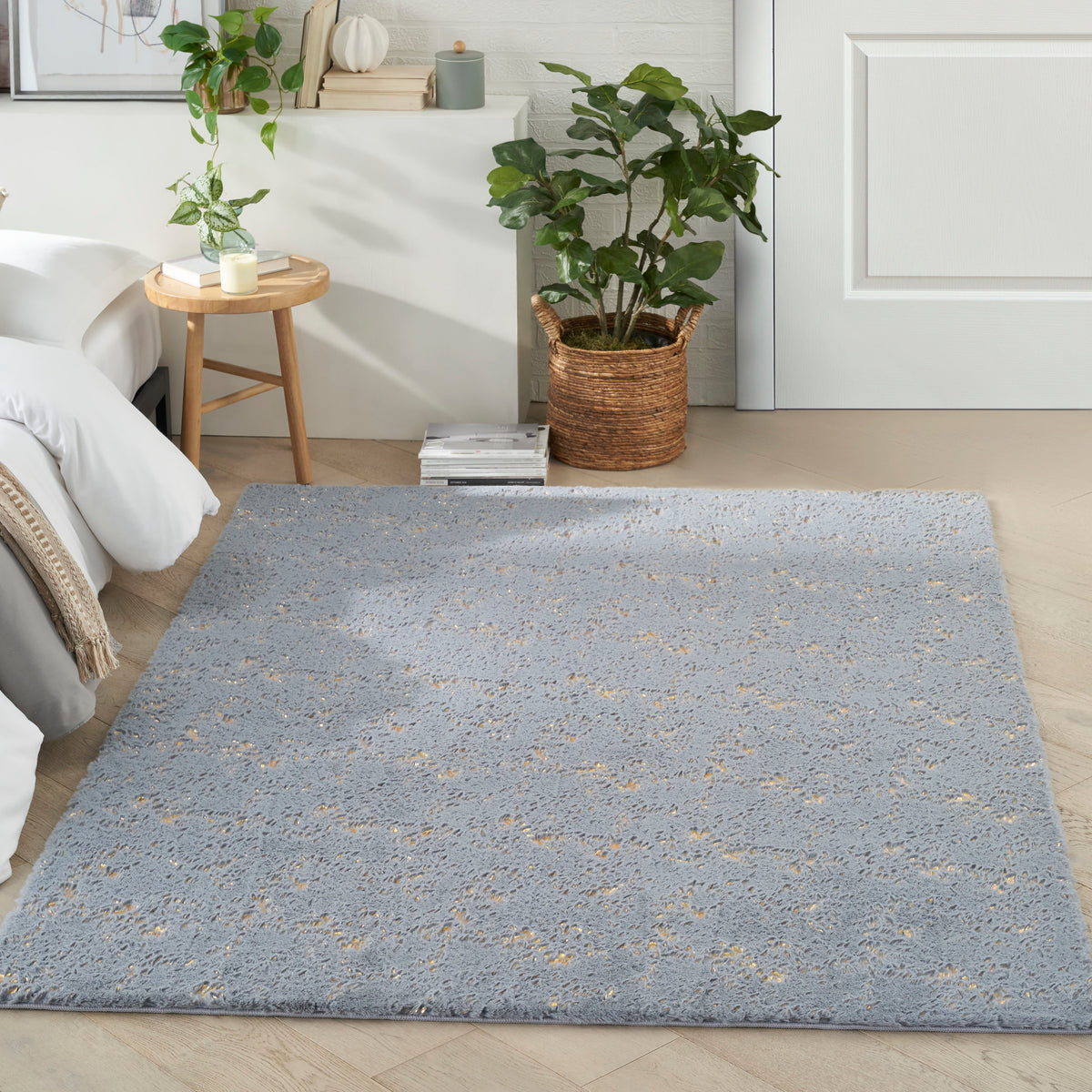 Nourison Home Cozy Shimmer Csh01 Area Rugs Collection