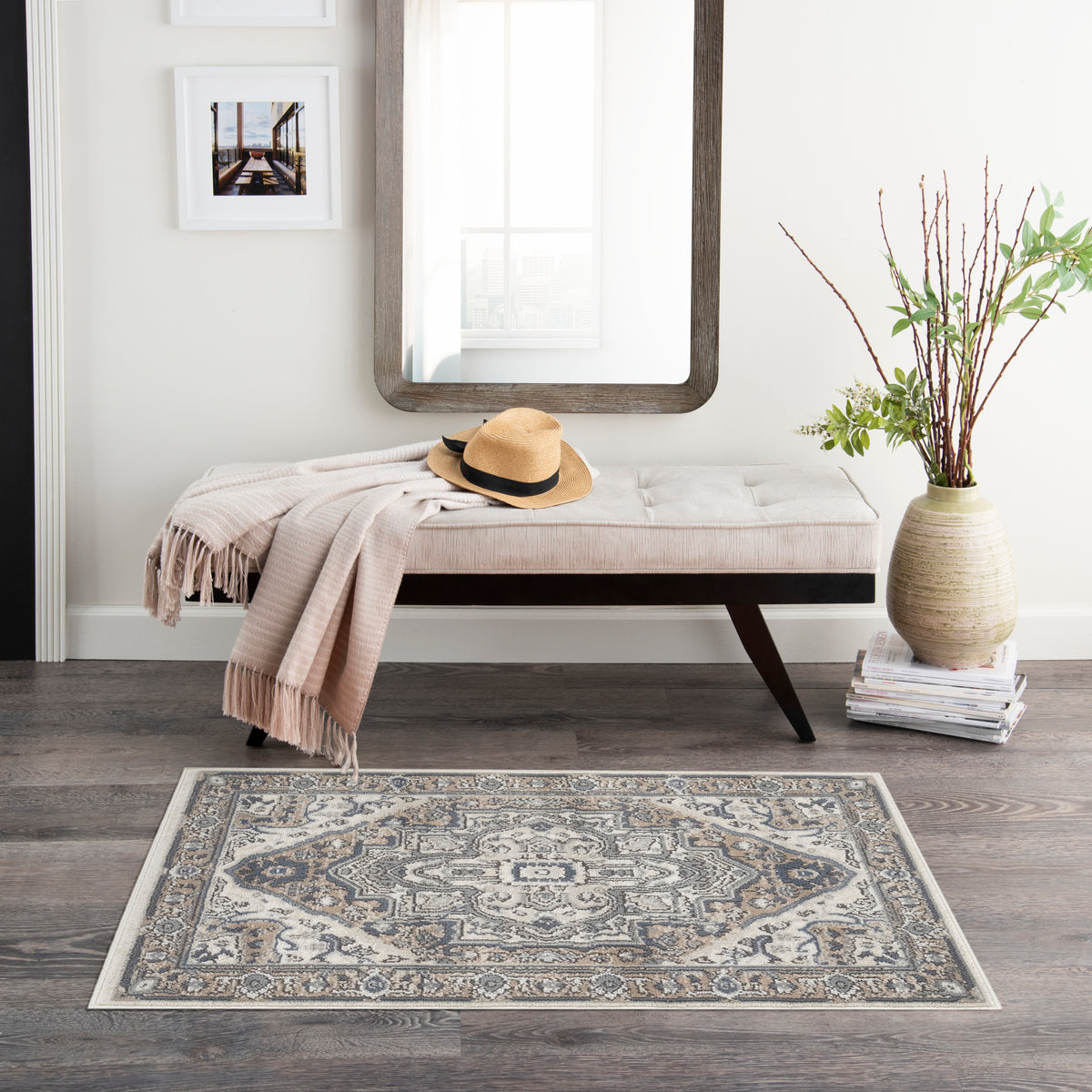 Nourison Home Quarry Qua18 Area Rugs Collection