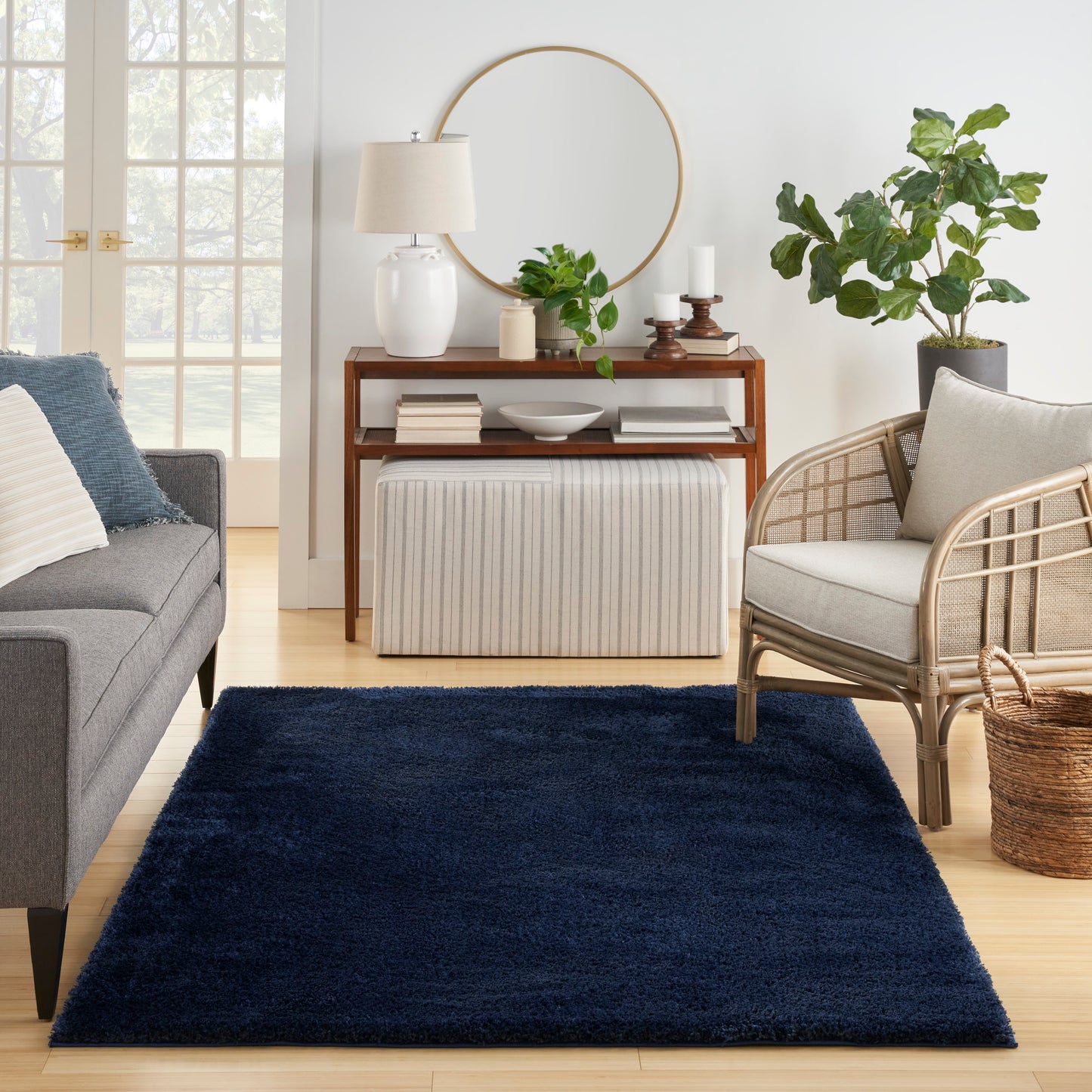 Nourison Home Pacific Shag Pcs01 Area Rugs Collection