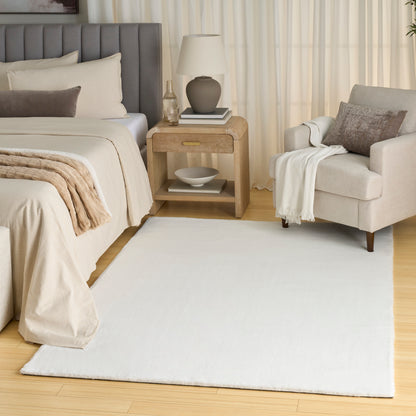 Nourison Home Soft Plush Rabbit Fur Sff01 Area Rugs Collection