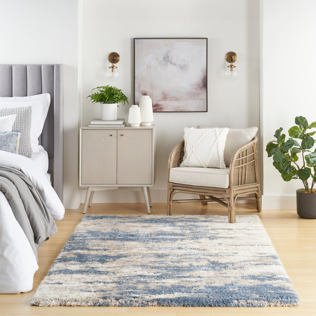 Nourison Home Dreamy Shag Drs10 Area Rugs Collection