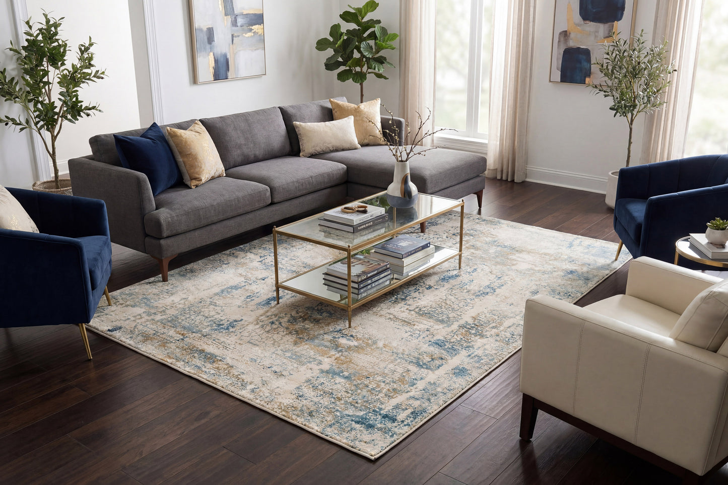 Dynamic Rugs Quartz 27050 Area Rug