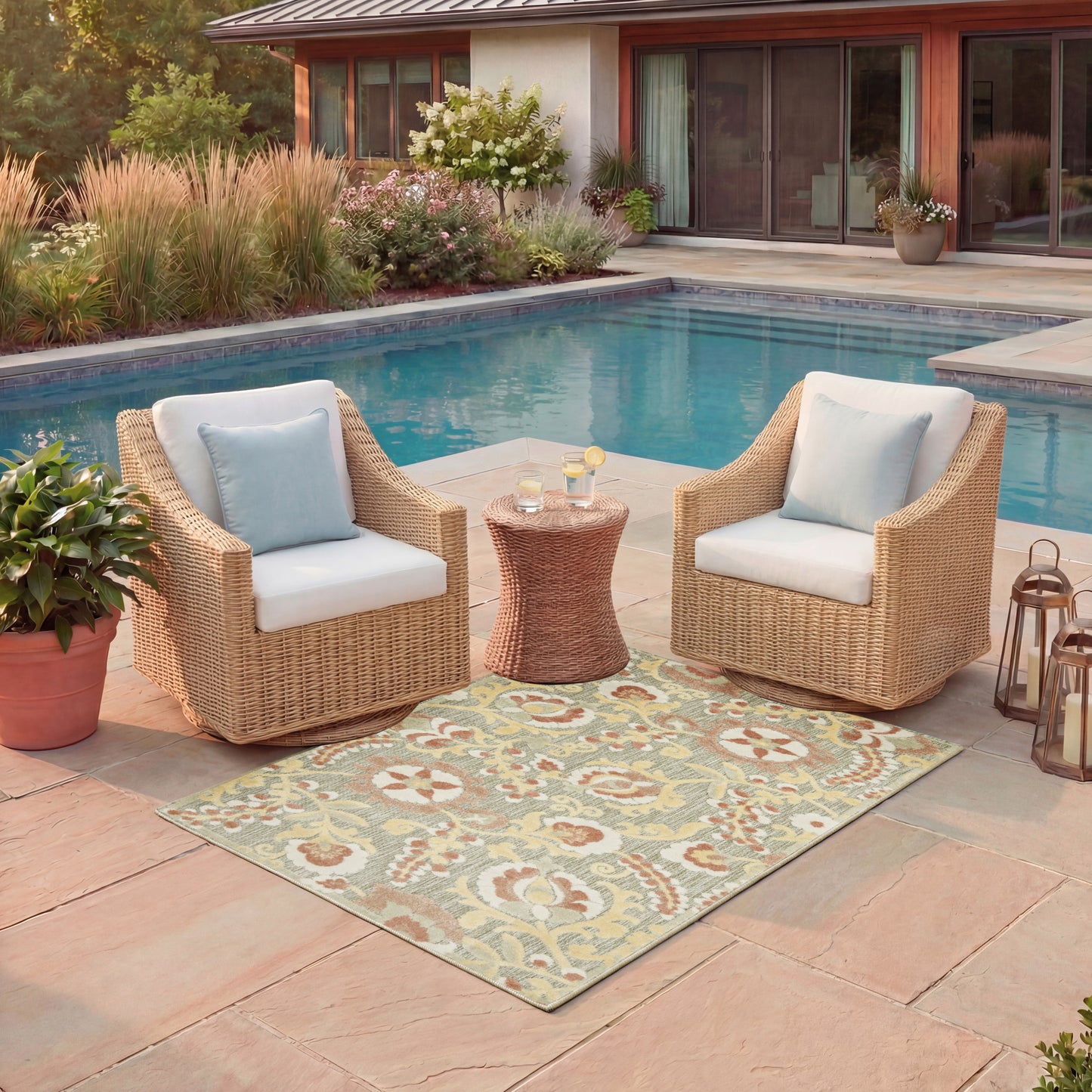 Nourison Home Aloha Alh17 Area Rugs Collection
