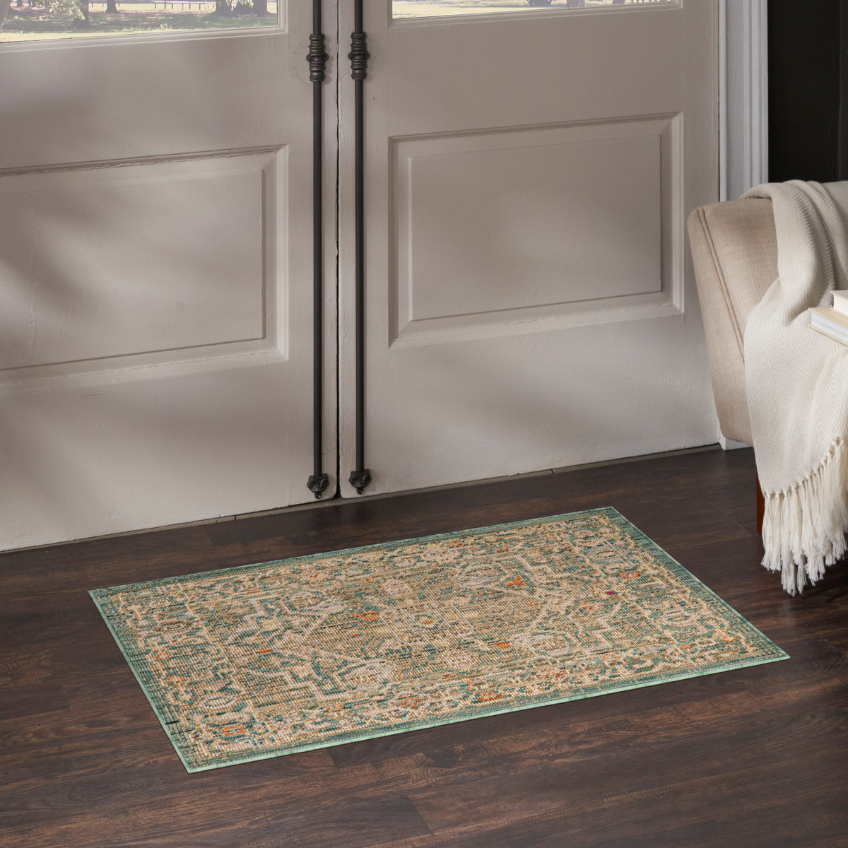 Nourison Home Antique Bloom Anb03 Area Rugs Collection