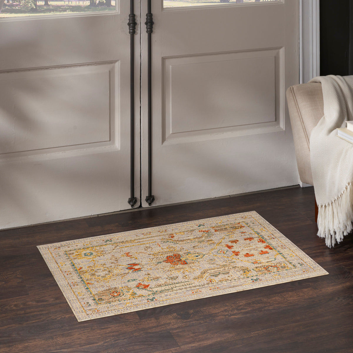 Nourison Home Antique Bloom Anb02 Area Rugs Collection