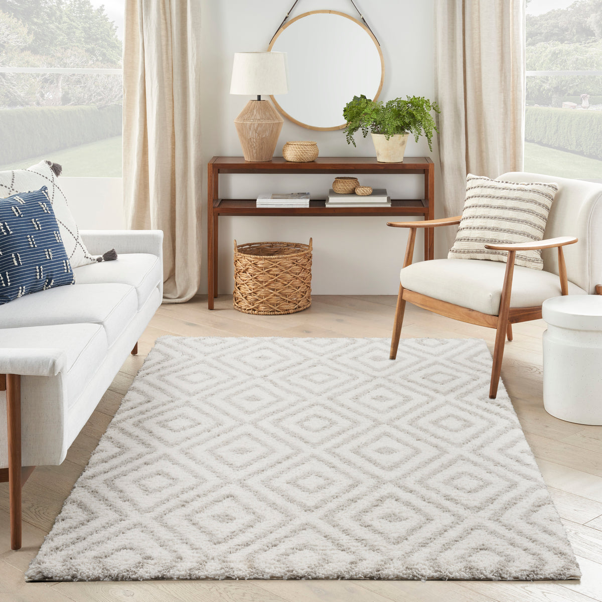 Nourison Home Modern Shag Mmd01 Area Rugs Collection