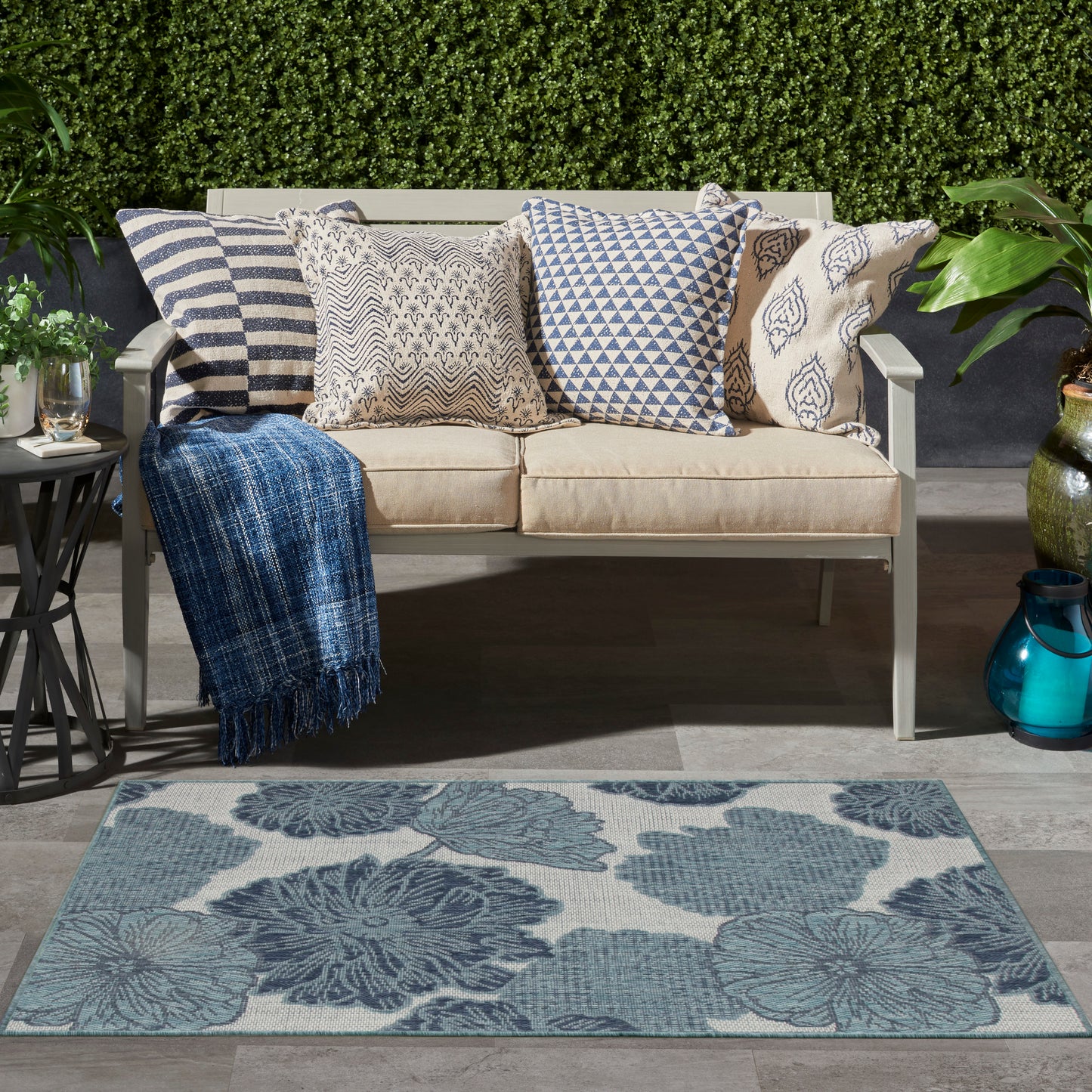 Nourison Home Garden Oasis Goa04 Area Rugs Collection