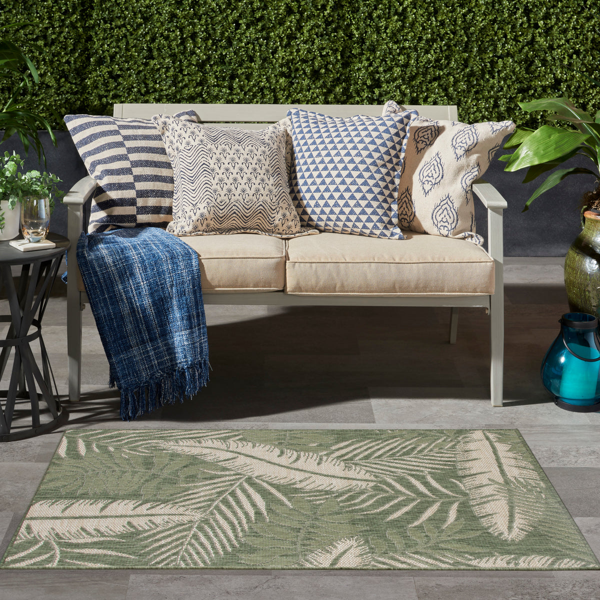 Nourison Home Garden Oasis Goa02 Area Rugs Collection