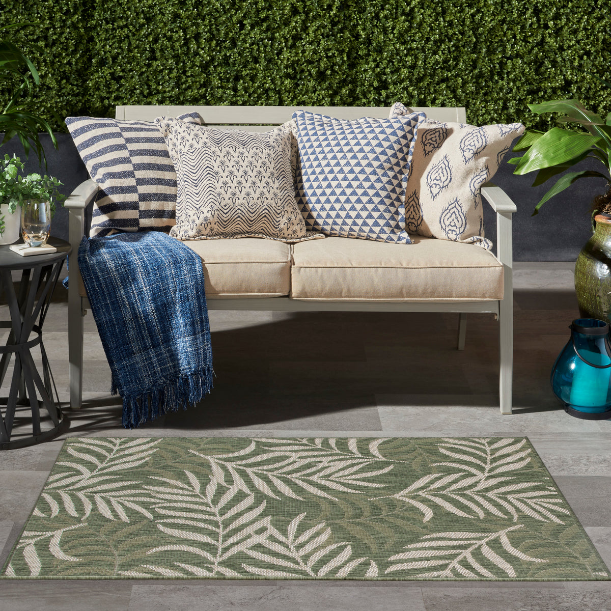 Nourison Home Garden Oasis Goa01 Area Rugs Collection