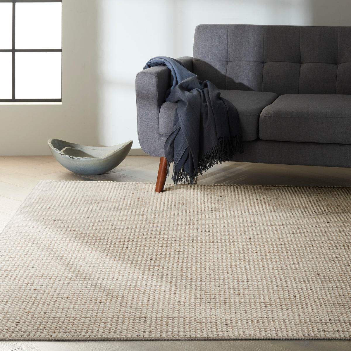 Calvin Klein Textured Dots Ck80 Area Rugs Collection