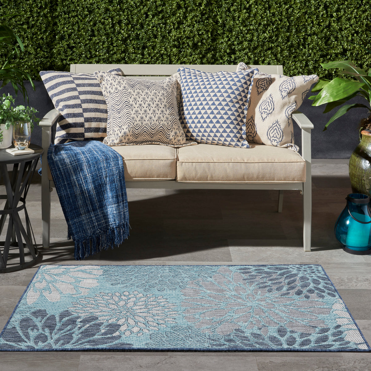 Nourison Home Garden Oasis Goa06 Area Rugs Collection
