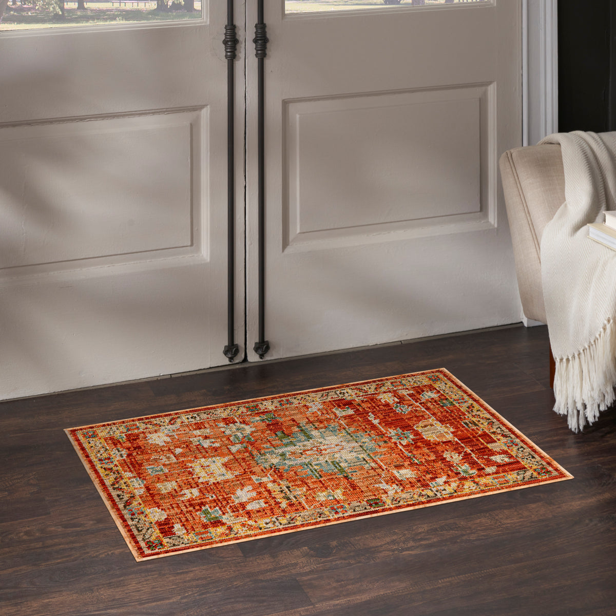 Nourison Home Antique Bloom Anb01 Area Rugs Collection