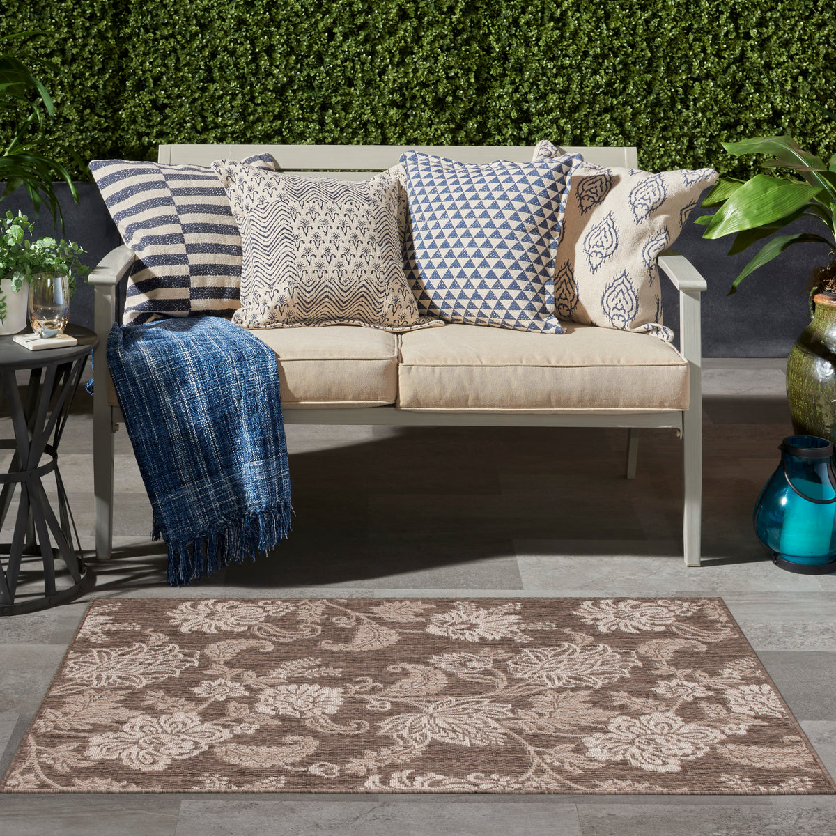 Nourison Home Garden Oasis Goa03 Area Rugs Collection