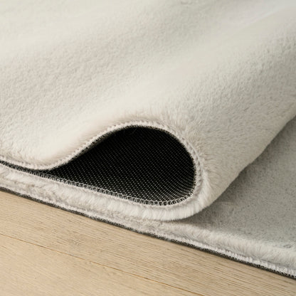 Nourison Home Soft Plush Rabbit Fur Sff01 Area Rugs Collection