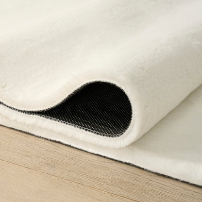 Nourison Home Soft Plush Rabbit Fur Sff01 Area Rugs Collection