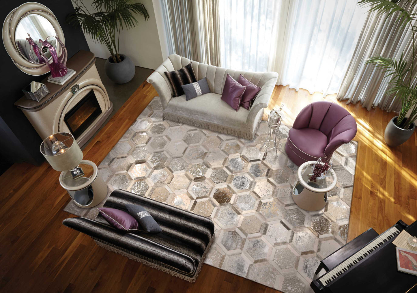 Michael Amini City Chic Ma100 Area Rugs Collection