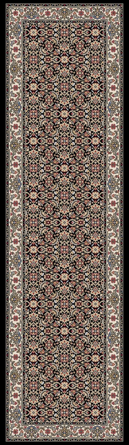 Dynamic Ancient Garden 57011 Black-Ivory Area Rug Collection