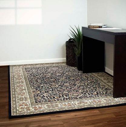 Dynamic Ancient Garden 57078 Blue-Ivory Area Rug Collection