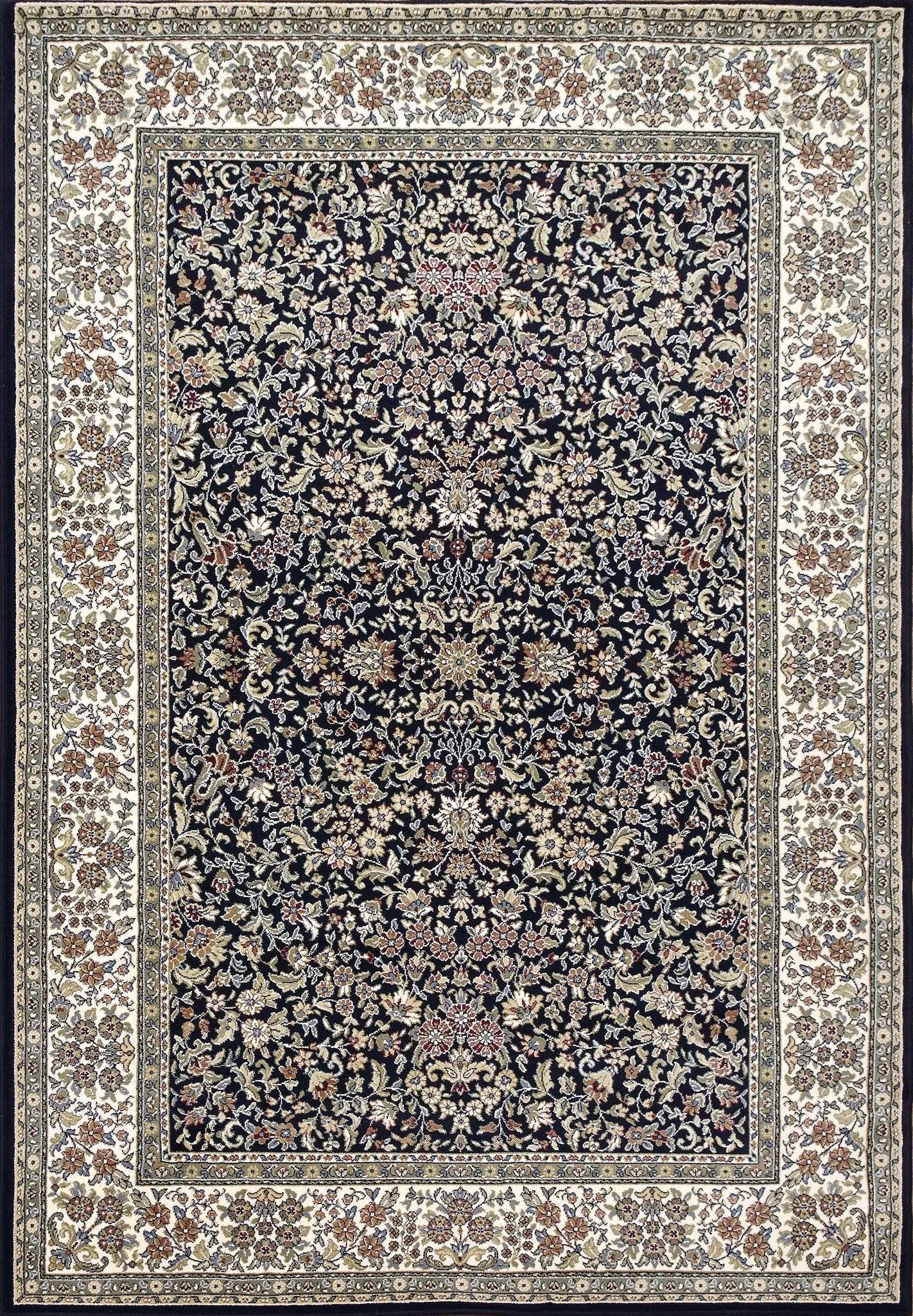 Dynamic Ancient Garden 57078 Blue-Ivory Area Rug Collection