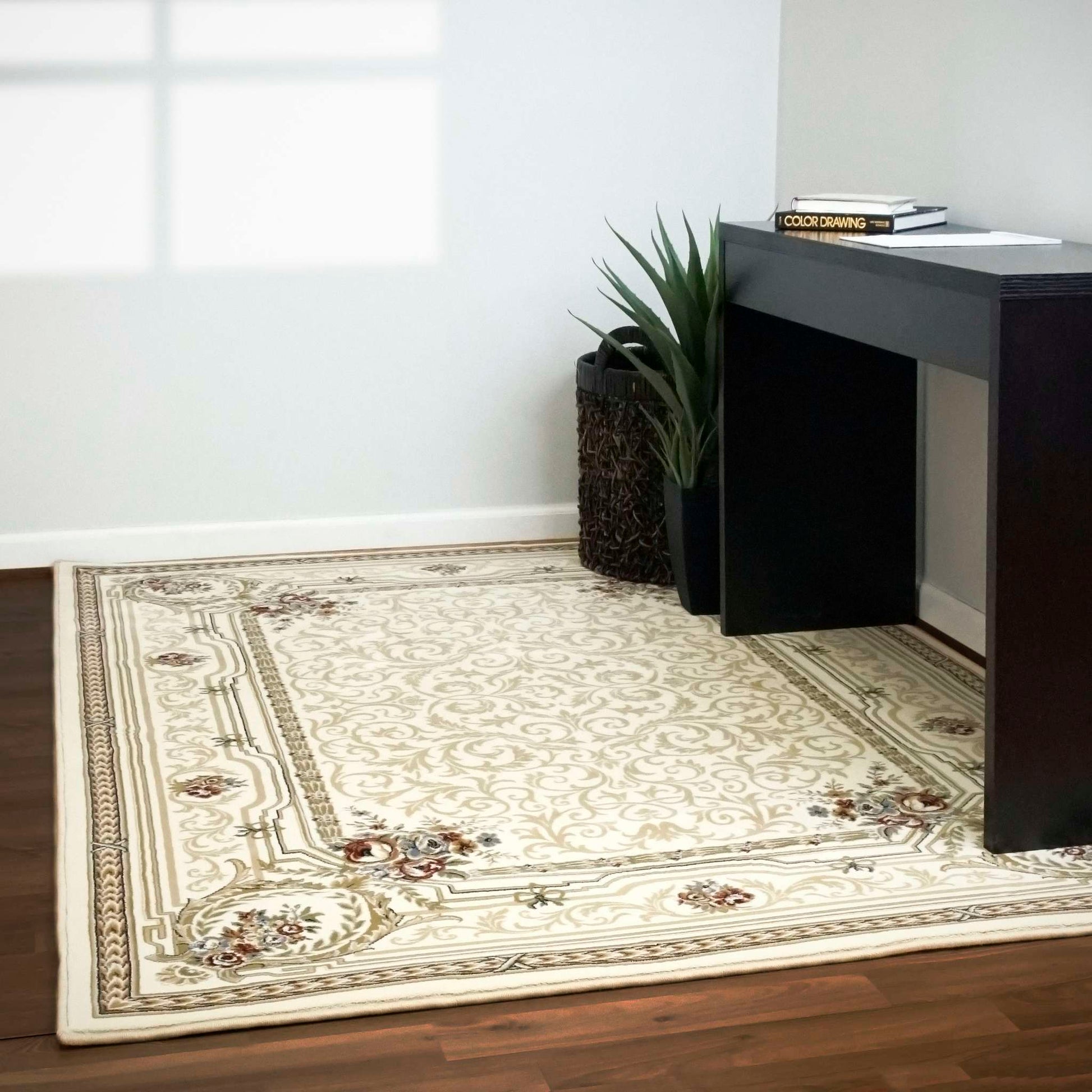 Dynamic Ancient Garden 57091 Ivory Area Rug Collection