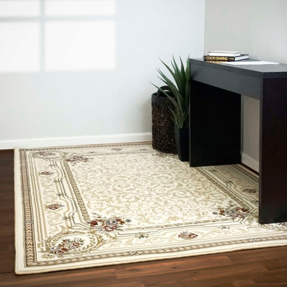 Dynamic Ancient Garden 57091 Ivory Area Rug Collection